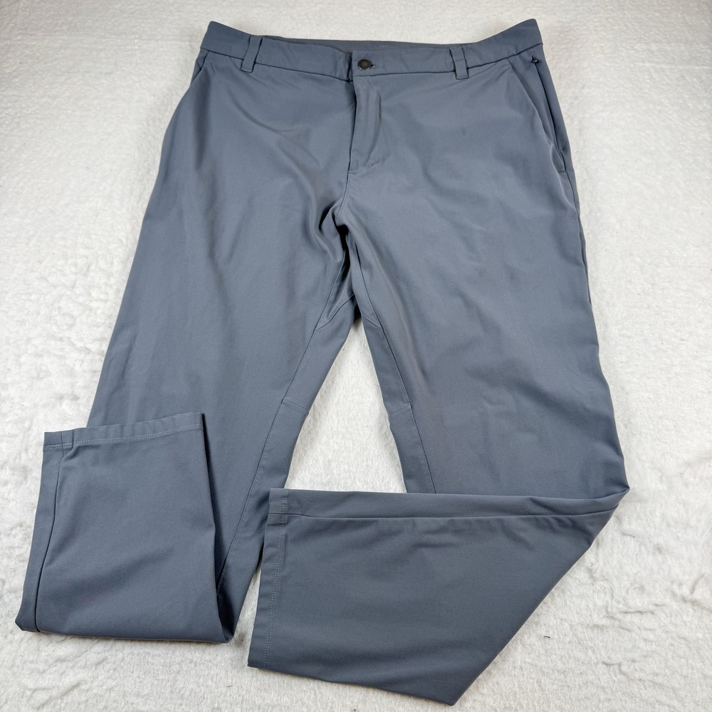 Lululemon Pants Mens Size 34x29 Gray Performance Chino Stretch Casual Golf
